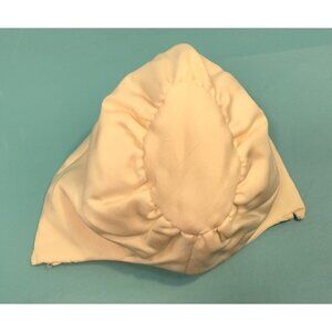 Antique White Satin Baby Bonnet White Fully Lined Doll Handmaids Tale Hat Prop